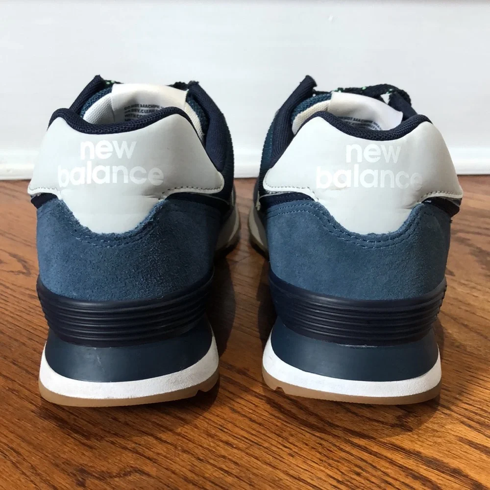 NEW BALANCE 574 'Natural Indigo' Men’s Size 11 in Preloved Condition! - Picture 4 of 9